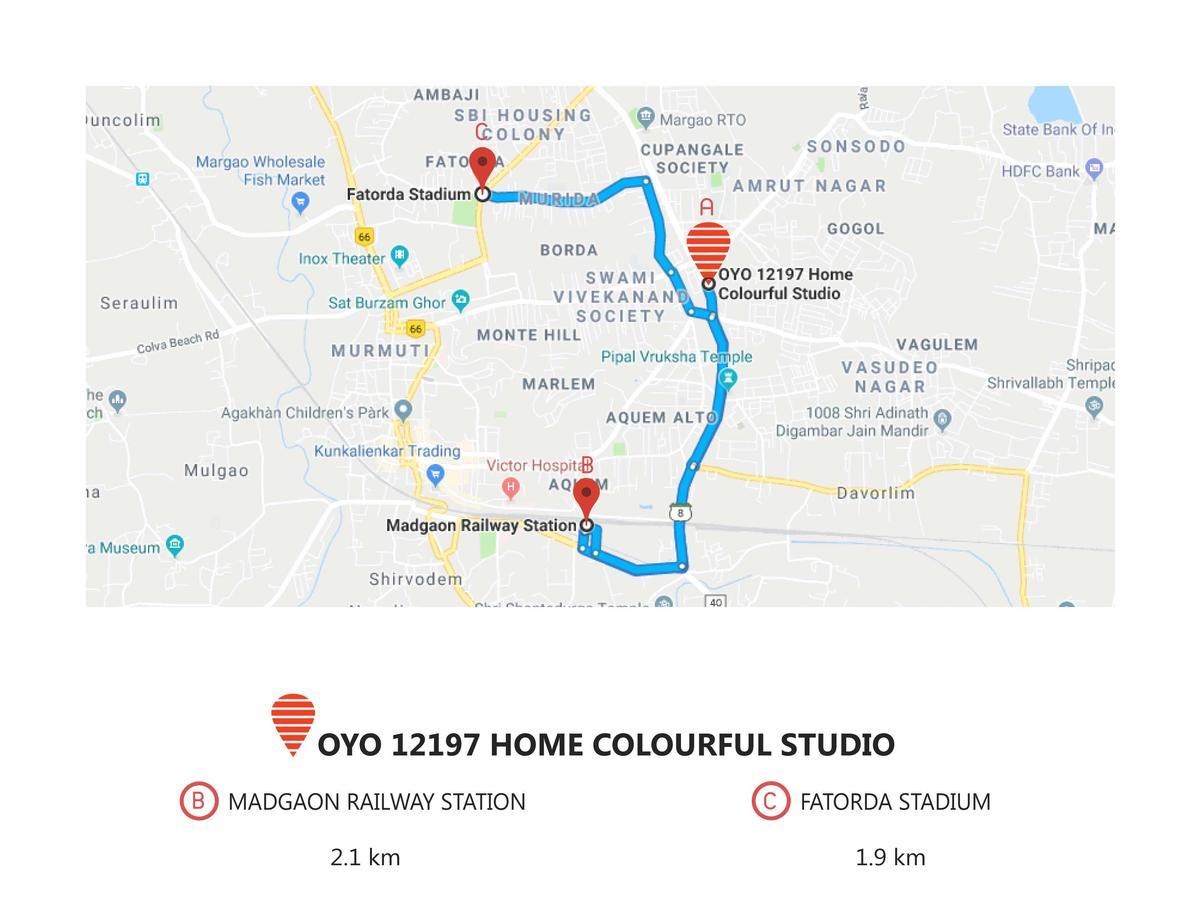 Oyo 12197 Home Colourful Studio 마드가온 외부 사진